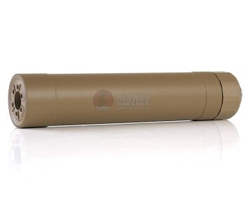 Crusader TR45S Silencer w/ 16mm (CW) & 14mm (CCW) Adapter - TAN 1
