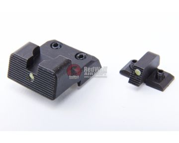 Crusader VFC VP9 Low Front & Rear Sight Set - Steel