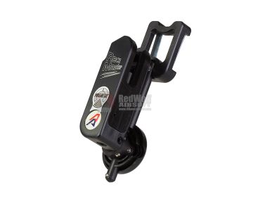 DAA Race Master Holster (New Magnetic Insert Block) for SV Aluminum Grips (Right Hand / Black)