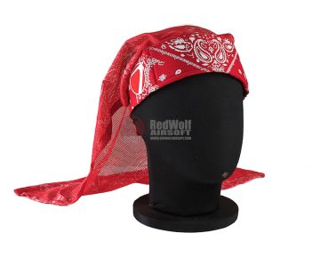 Dye Precision Bandana Head Wrap Red