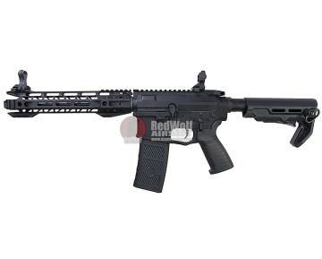G&P Transformer Compact M4 Airsoft AEG with 12 inch QD Front Assembly Ranier Brake - Black 1