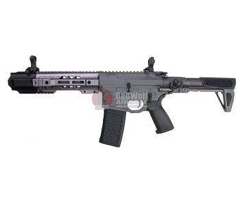 EMG SAI Licensed GRY AR15 (M4) CQB AEG with PDW Stock - Gray (by G&P) 1