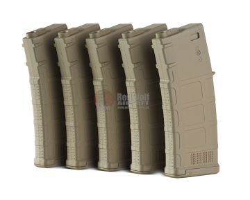 EXP 140rds PMG 3 Magazine for M4 AEG Series (5pcs / Set) - DE