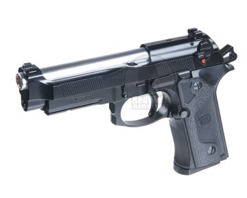 KJ Works M9 Elite GBB Airsoft Pistol (Silver Barrel Version) 1