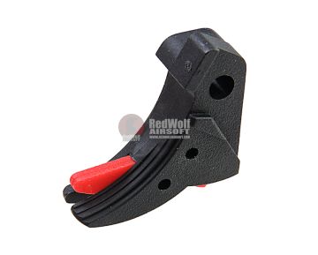 Guarder Ridged Trigger for Tokyo Marui / KJ / WE G Series GBB Pistol (Except G18C) - Black