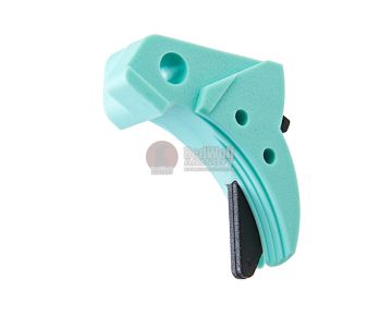 Guarder Ridged Trigger for Tokyo Marui / KJ / WE G Series GBB Pistol (Except G18C) - Robin Egg Blue