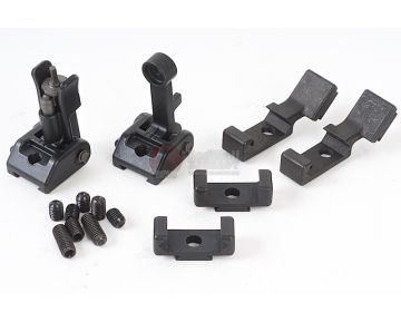 PTS Griffin Armament Modular Back Up Iron Sight Set - Black 1
