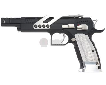 Gunsmith Bros GB01 TF Aluminum Open GBB Pistol - Black 1