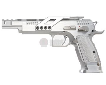 Gunsmith Bros GB01 TF Aluminum Open GBB Pistol - Silver 1