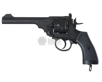 WinGun Webley MK VI Airsoft Revolver CO2 792 (Black Grip, 6mm Version) - Black 1