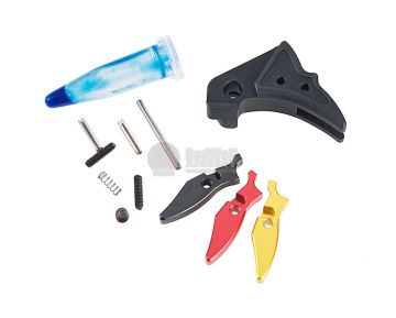 Guns Modify Aluminum Trigger for Tokyo Marui G17/18/26 GBB Airsoft (ver.3 / SA Style) - Black 1
