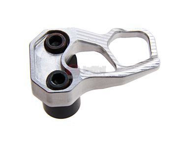 Guns Modify CNC Aluminum Magazine Release Extension for Tokyo Marui M4 MWS ACC XMR - Silver 1