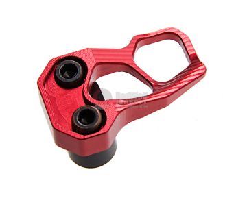 Guns Modify CNC Aluminum Magazine Release Extension for Tokyo Marui M4 MWS ACC XMR - Red 1