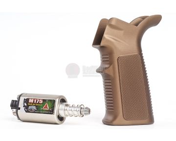 G&P CNC MOTS Heat Sink Grip Devil Jet Kit for Tokyo Marui & G&P M4 / M16 Series (Diamond,Sand)