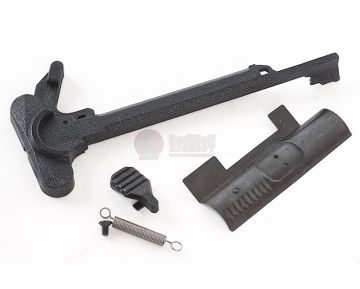 G&P Plastic M4 Charging Handle & Bolt Stop Set for Tokyo Marui & G&P M4A1 Series Metal Body - Black 1
