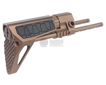 G&P PDW Stock (Slim) for Tokyo Marui & G&P M4 / M16 Metal Body Series (Snake, Sand) 1