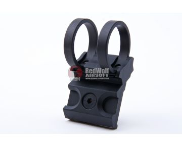 G&P M-LOK One O'Clock Flashlight Mount Ring (1 inch) - Black