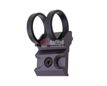 G&P M-LOK One O'Clock Flashlight Mount Ring (1 inch) - Gray