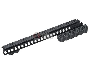 G&P Shot Shell Receiver Rail (Medium) for Tokyo Marui M870 Breacher 1