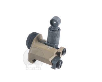 G&P Military 600m flip up rear sight (Sand)