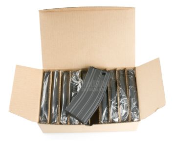 G&P M4 Magazine (130 rounds AEG Magazine) - 10pcs/box (Grey) 1