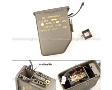 G&P M249 Magazine (3000 rounds Airsoft Auto Loading Ammo Box) 1