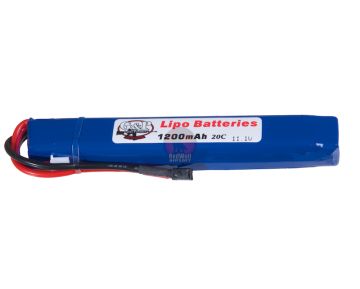 G&P 11.1v 1200mAh (30C) Li-Poly / LiPo Rechargeable Battery (Small Deans / T Connector) 1