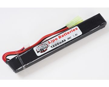 G&P 7.4v 1200mAh (30C) Lithium Polymer LiPo Rechargeable Battery (A - Tamiya) 1