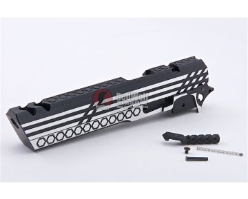Gunsmith Bros CNC Aluminum Smoking Holes Open Slide Kit Set for Tokyo Marui Hi-Capa Series - Two 1