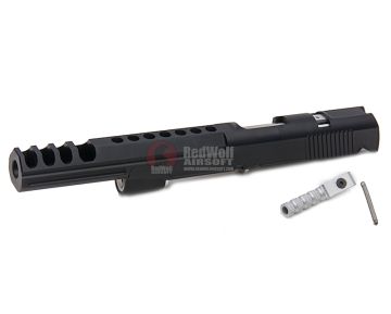 Gunsmith Bros Aluminum TWO TWO Open 7 inch for Tokyo Mauri Hi-Capa 5.1 GBB Pistol - Black 1