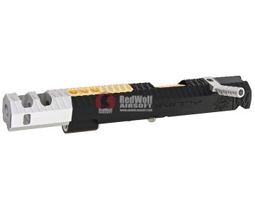 Gunsmith Bros CNC Aluminum IMM Small Rhombus Open Slide Set for Tokyo Hi-Capa Series - Black 1