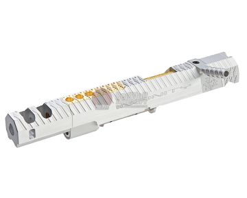 Gunsmith Bros CNC Aluminum IMM Small Rhombus Open Slide Set for Tokyo Hi-Capa Series - Silver 1