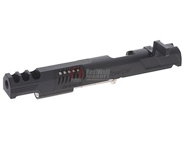 Gunsmith Bros CNC Aluminum Limcat Steel Cat Open Slide Set for Tokyo Marui Hi Capa 5.1 - Black 1