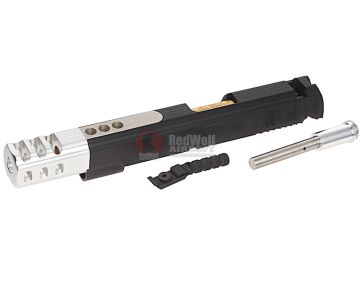 Gunsmith Bros SV Diamond Pattern Open Slide Set - Black 1