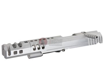 Gunsmith Bros CNC Aluminum Shuey Custom Open Tokyo Marui Hi Capa 5.1 GBB - Silver 1