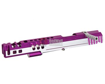 Gunsmith Bros CNC Aluminum Shuey Custom Open Tokyo Marui Hi Capa 5.1 GBB - Purple 2 Tone 1