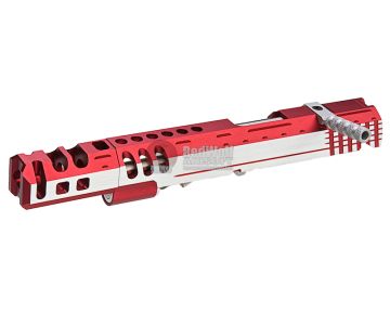 Gunsmith Bros CNC Aluminum Shuey Custom Open Tokyo Marui Hi Capa 5.1 GBB - Red 2 Tone 1