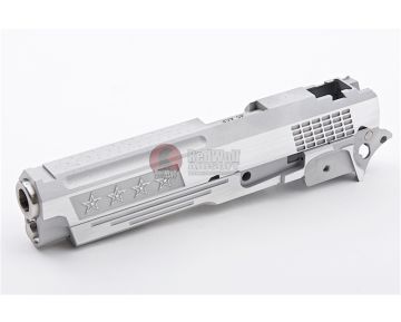 Gunsmith Bros CNC Aluminum STARS Standard Slide Kit Set for Tokyo Marui Hi-Capa Series - Silver 1