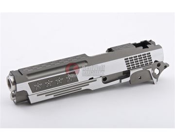 Gunsmith Bros CNC Aluminum STARS Standard Slide Kit Set for Tokyo Marui Hi-Capa Series - Titanium 2 Tone 1