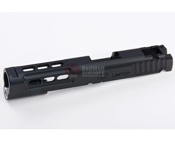 Gunsmith Bros CNC Aluminum STI DVC STD Single Slide for Tokyo Marui Hi-Capa GBB Series - Black 1