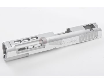 Gunsmith Bros CNC Aluminum STI DVC STD Single Slide for Tokyo Marui Hi-Capa GBB Series - Silver 1