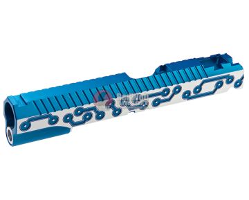 Gunsmith Bros SV Future 5.1 Single Slide for Tokyo Marui Hi-Capa GBB Series - Blue 2 Tone