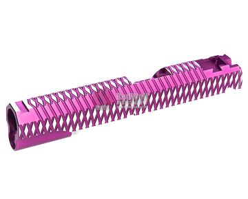 Gunsmith Bros SV Standard Whole Rhombus Single Slide for Tokyo Marui Hi-Capa GBB Series - Purple 2 Tone