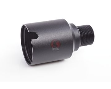 Hephaestus Silencer Adapter 24mm CW to 14mm CCW (Aluminum) 1