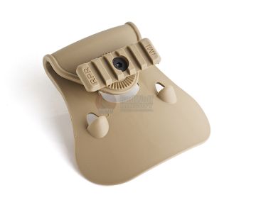 IMI Defense ROTO 1913 5 NOTCH Picatinny Rail - TAN 