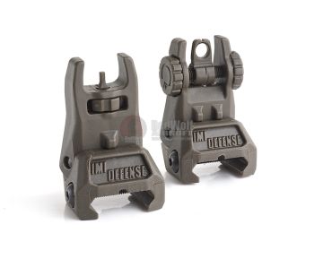 IMI Defense TFS / TRS Polymer Flip Up Sight Set - OD