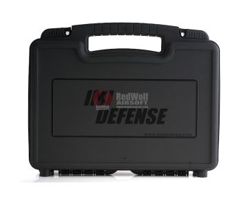 IMI Defense Plastic Pistol Case Large Size w/ Plastic Holster LVL1/LVL2, Magazine pouch & Safety Flag