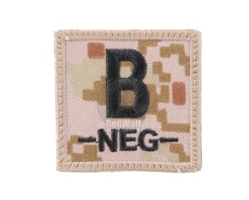 King Arms Cube Blood Type Patch - MD- B- 1