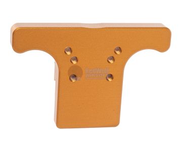 KJ Works Rear Sight Plate for CZ SP-01 Shadow - Orange