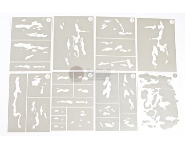 Landscape Stencil Set 'Multicam'